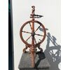 Spinning wheel in walnut.     