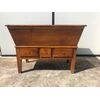 Flour sideboard in solid walnut.     