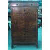 Walnut veneer veneered burl veneer with 4 drawers and 5 internal drawers. Liguria.     