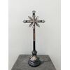 Crucifix in silver and ebony. Venice.     