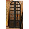 ptl513 - porta a vetri laccata a due ante, XIX secolo, cm l 99 x h 240
