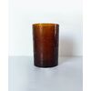 Vaso in vetro di Murano ambra