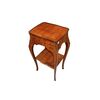 Tavolino Francese stile Luigi XV Riccamente Intarsiato con Cassettino del 1800