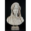 Giuseppe Bogliani (Torino 1805 - 1881) "Busto di Teresa Spinola Raggi"