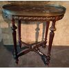 Tavolino francese del 1800 stile Luigi XVI con marmo rosso Francia e bronzi