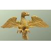 ANTICA AQUILA IMPERIALE IN LEGNO DORATO - XIX SECOLO