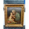 Quadro olio su tela Giuseppe e il bambino XVIII sec. scuola bolognese Italia