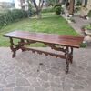 Tavolo Fratino in Noce a Due Assi del ‘700 Toscano