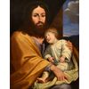 Gesù con il figlio del committente, Giovan Battista Salvi (1609 - 1685) cerchia/seguace