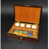 Rara antica scatola da  pittore con colori ad acquerello, epoca Napoleone III, fine 800 