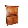 Credenza doppio corpo Italiana Piemontese di inizio 1800 in legno di ciliegio