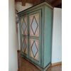 Armadio in legno, laccato e dipinto - H 214 cm