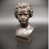 Busto, scultura Beethoven, Manifattura Signa, epoca 1900 