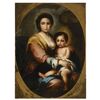 Anonimo degli inizi del XIX secolo,   "Madonna del latte"(copia da Bartolomé Esteban Murillo)
