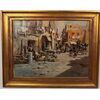 Giordano Felice   "Vicolo di paese con mercato"