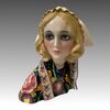 ESSEVI, Sandro Vacchetti, La campagnola bella, Scultura busto di donna ceramica