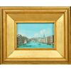 Carlo Grubacs (Venezia 1810/1820 – c.1870) - Il Canal Grande con il Ponte di Rialto