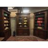 LIB160 - N. 3 mobili/ librerie in noce e pioppo, epoca '800, misure diverse