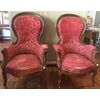 Coppia bergere francesi del 1800 stile Luigi Filippo di ritappezzare