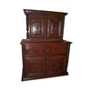 Antica credenza doppio corpo italiana del 1500 rinascimento