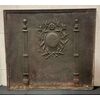 P259 - Grande piastra in ghisa, con colonne, epoca '800, misure cm L 89 x H 82
