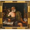 Scuola nordeuropea, seconda metà del XVII secolo, San Girolamo nello studio