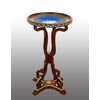 Antique Napoleon III table in precious exotic woods with a Sevres porcelain top. France, 19th century.