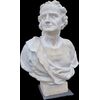 Busto di Uomo Virile in Gesso 800 di Alta Qualità: Forza e Eleganza Scultorea