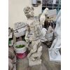 Magnifica scultura in pietra di Vicenza - Giovane cacciatore - H 110 cm