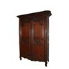Armadio 2 Porte Riccamente Intagliato in legno di rovere Provenzale Normandia XVIII secolo