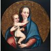 Madonna della purità, pittore del XVII secolo attivo in centro Italia, olio su tavola