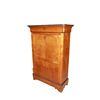Secretaire del 1800 Stile Impero In Noce Con Marmo Nero Francia XIX secolo