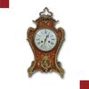 OROLOGIO INTARSIATO CON BRONZI PRIMI DEL XIX SECOLO