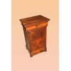 Grazioso Comodino francese del 1800 in legno di noce stile Luigi Filippo