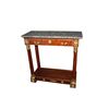 Bellissima Consolle Francese Stile Impero del 1800 in mogano con bronzi