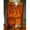 Spettacolare secretaire olandese del 1700 riccamente intarsiato
