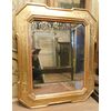 SPECC555 - Specchiera Umbertina in legno laccato e dorato.  Epoca '800.  Misure cm L 95 x H 115