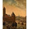 Paesaggio invernale con la città di Utrecht, Herman Saftleven il Vecchio (Rotterdam 1609 - Utrecht 1685) bottega