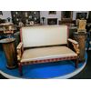 Empire sofa in lacquered and gilded wood     