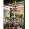 Antique Murano glass chandelier from the 1920s     