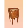 Comodino francese del 1700 stile Luigi XVI in legno di noce