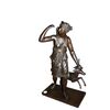 Scultura Francese di Metà 1800 raffigurante Dea Diana Cacciatrice