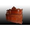 Grande servante credenza stile Luigi Filippo in piuma di mogano
