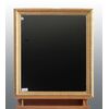 Coppia di specchiere rettangolari in legno dorato foglia oro del 1800