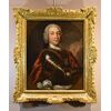 Gentiluomo in armatura, Hyacinthe RIGAUD (Perpignan 1659 - Parigi 1743) Scuola di