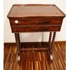 Toilette francese del 1800 in piuma di mogano stile Luigi Filippo con intarsio e torchon