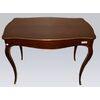 Antica scrivania francese del 1800 stile Luigi XV con intarsio floreale