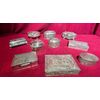 Collezione di scatoline in argento 