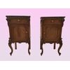 Coppia di comodini italiani del 1800 stile Luigi Filippo 