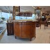 Credenza semicircolare stile decò H 152 - 140 x 50
